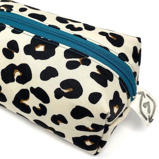 Leopard print Tentastic zippered pouch
