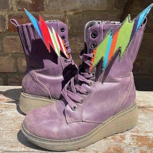 Tentastic Boot Wings Purple Boots